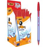 Bic Tükenmez Kalem Cristal Soft 1.2 Mm Kırmızı (50'Li Kutu) 918520