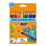 Bic Üçgen Kuru Boya Kalemi 12'Li