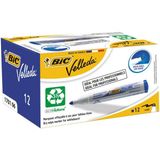 Bic Velleda 1701 Beyaz Tahta Kalemi Mavi 12'li Kutu