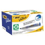Bic Velleda 1701 Eco Yuvarlak Uç Beyaz Tahta Kalemi Mavi (12 Li Kutu) 904938