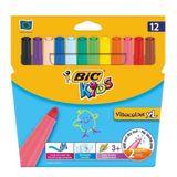 Bic Visacolor Xl Keceli Kalem Jumbo 12Li