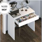 Bicabin Mdf Arya Novella Mode Çekmeceli Makyaj Masası Beyaz