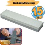 Bıçak Bileme Taşı 15 cm Balta Testere Nacak Satır Keskinleştirme Girit Taş Bileyleme