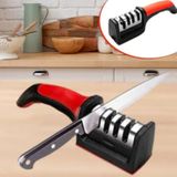 Bıçak Bileyici Açılı Elmas Seramik Çelik El Bıçakları - Kırmızı