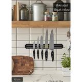 Bıçak Mıknatısı Askısı 62 cm Kalın Duvar Standı