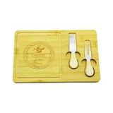 Bıçak Sağ 19X29CM -1.5cm Ahşap Bambu Kahvaltı Peynir Sunum Tabak 2peynir Bıçak=ahşap Saplı BX40