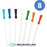 Bıçakçılar Bıçakcılar Aspirasyon Sondası No: 8 (Mavi) 140 Adet - 1 Kutu
