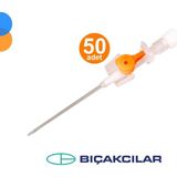 Bıçakçılar Bıçakcılar Branül (İntraket) Turuncu (14G) 50'li Kutu