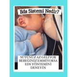 Bıçakcılar Emzirme Destek Sistemi No:6 Beslenme Sondası Yeşil EDS sabitleme Bant ve kilitli enjektör - Açık Mavi