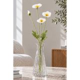 BİÇİÇEK Yapay Çiçek Gelincik Dalı 4lü 60cm Beyaz