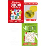 Bıcırık Çocuk 6+Yaş Zihin Açan ve Hafıza Güçlendiren Sudoku Seti 2 Kitap(Solo Test Hediyeli)