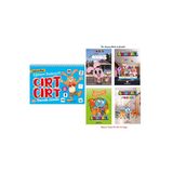Bıcırık Çocuk Bıcırık Cırt Cırt Oyun Zamanı 3 Yaş Ve Üzeri İle 4 Adet 16 Sayfalık Lisanslı Gumball Boyama Kitabı