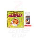 Bıcırık Çocuk Çocuklar İçin Odaklanmayı Güçlendiren Mandala Kitabı (6'lı Boya Kalemi Hediye)