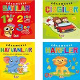 Bıcırık Yayınları Eğlenceli Boyama Seti 4 Kitap