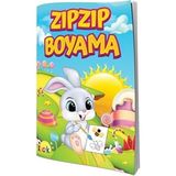 Bıcırık Yayınları Zıpzıp Boyama Kitabı Kolektif Yazarlı 128 Sayfa Türkçe Eğlenceli Boyama