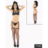 Bicomi Lateks Bralet Jartiyer Takımı