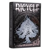 Bicycle Black Dragon Gümüş Folyo Premium Oyun Kartları, 1 Güverte
