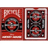 Bicycle Disney Classic Mickey Mouse (Red) Oyun Kağıdı Iskambil Destesi