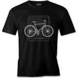 Bicycle Downhill Siyah Erkek Tshirt - M