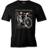 Bicycle Fundamentals Siyah Erkek Tshirt - XL