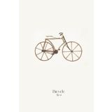 ‘Bicycle’ Hardcover 6x9 Matte Journal, 150 Lined White Pages: Artwork by Marjorie Lee