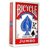 Bicycle Jumbo Poker İskambil Oyun Kağıdı (2 Tarafı Yazılı Oyun Kartı Kırmızı)