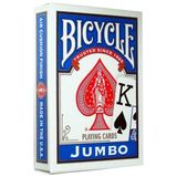 Bicycle Jumbo Poker İskambil Oyun Kağıdı (2 Tarafı Yazılı Oyun Kartı Mavi)