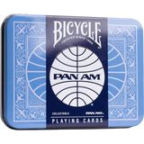 Bicycle Klasik Pan Am Tasarımı İskambil Oyun Kartları 2’Li Paket - Teneke Seyahat Kutusunda