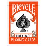 Bicycle Orange Rider Back Oyun Kartları Poker Boyut Güverte USPCC