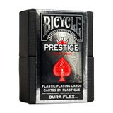 Bicycle Prestige Red Kırmızı %100 Plastic Dura-Flex Premium Oyun Kağıdı iskambil Kartları Destesi