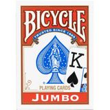 Bicycle Rider Back International Jumbo Endeks Oyun Kartları Poker Boyu, 1 Deste, Kırmızı veya Mavi