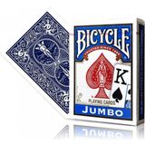Bicycle Rider Back International Jumbo Index İskambil Destesi - Mavi