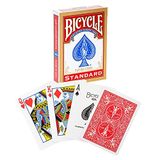Bicycle Rider Back International Standard Endeks, Poker Boyu, 1 Deste, Kırmızı veya Mavi