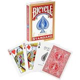 Bicycle Rider Back International Standard Endeks, Poker Boyu, 1 Deste, Kırmızı Veya