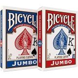 Bicycle Rider Back Intl. Endeks Oyun Kartları, İkili Paket, Kırmızı &