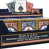 Bicycle® Rider Back Intl. Standard Endeks Oyun Kartları, 12 deste (6 Kırmızı, 6 Mavi)