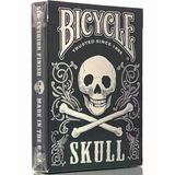 Bicycle Skull Metallic Silver Oyun İskambil Kartı