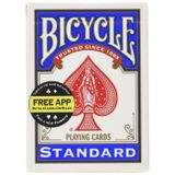 Bicycle Standart Dizin Oyun Kartları 1 Güverte, Renkler Değişebilir (Kırmızı veya Mavi)