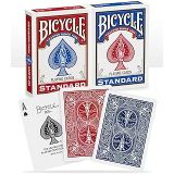 Bicycle Standart Endeks Oyun Kağıdı Destesi, Poker Boyu, 2 Deste, Kırmızı