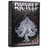 Bicyle Bicycle Dragon Black Gümüş Folyo Premium Oyun Kartı