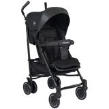 Biddy Pitty Picco Alüminyum Hafif Tam Yatabilen 20 Kg Taşıma Kapasiteli Baston Bebek Arabası Jet Black
