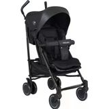 Biddy Pitty Picco Hafif Tam Yatabilen Baston Puset Bebek Arabası Jet Black Siyah