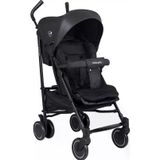 Biddy Pitty Picco Hafif Tam Yatabilen Baston Puset Bebek Arabası Jet Black Siyah