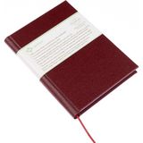 BİDEFTER Çizgili Defter - %100 El Yapımı, El Dikişi (İplik Dikiş) Özel Tasarım – 1. Sınıf Hakiki Cilt Bezi ile Ciltlenmiştir. “Benzersiz Ürün” A/5 Bordo - 14 x 20 cm