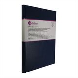 BİDEFTER Çizgisiz Defter - %100 El Yapımı, El Dikişi (İplik Dikiş) Özel Tasarım – Termo Deri Ciltli, “Benzersiz Ürün” A/5 Siyah - 14 x 20 cm