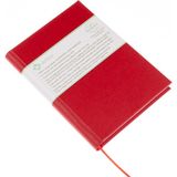 BİDEFTER Eskiz Defteri - %100 El Yapımı, El Dikişi (Iplik Dikiş) Vinston Kumaş Ciltleme, Çizgisiz Ciltli Defter A/5 Kırmızı