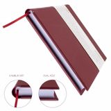 BİDEFTER Gitar Nota Defteri (Sol ve Tab Anahtarlı, Akortlu)% 100 El Yapımı, El Dikişi, Termo Deri A/5 - Bordo