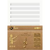 BİDEFTER Gitar Nota Kağıdı (Tab Anahtarlı) 11 Satır, 1. Sınıf 100 gr. Özel Kağıda 50 Sayfa Arkalı-Önlü Ofset Baskı (Tab Anahtarlı)