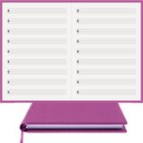 BİDEFTER Müzik Nota Defteri - (Vurmalı Çalgılar) (ALT.)% 100 El Yapımı, El Dikişi, (İplik Dikiş) Kumaş Ciltleme A/5 - Lila