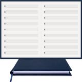 BİDEFTER Müzik Nota Defteri - (Vurmalı Çalgılar) (ALT.)% 100 El Yapımı, El Dikişi, (İplik Dikiş) Termo Deri A/5 - Lacivert